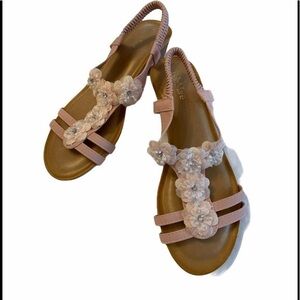 Bella Marie Pink Sandals NWOT